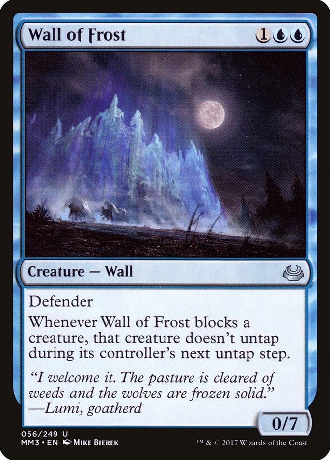 Wall of Frost [Modern Masters 2017] | Good Games Modbury