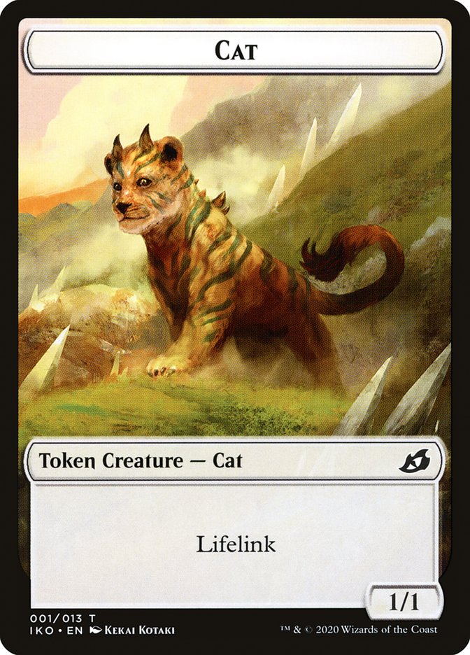 Cat Token [Ikoria: Lair of Behemoths Tokens] | Good Games Modbury