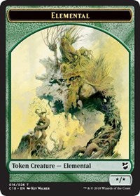 Elemental // Thopter (026) Double-Sided Token [Commander 2018 Tokens] | Good Games Modbury