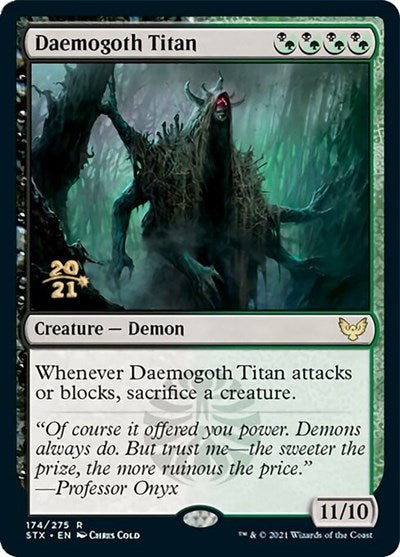 Daemogoth Titan [Strixhaven: School of Mages Prerelease Promos] | Good Games Modbury