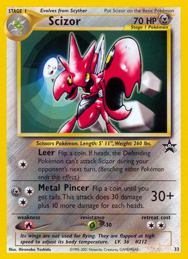 Scizor (33) [Wizards of the Coast: Black Star Promos] | Good Games Modbury