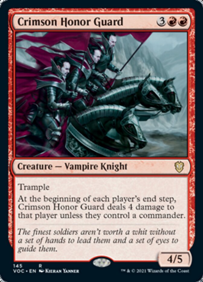 Crimson Honor Guard [Innistrad: Crimson Vow Commander] | Good Games Modbury