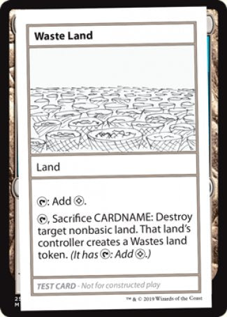 Waste Land (2021 Edition) [Mystery Booster Playtest Cards] | Good Games Modbury