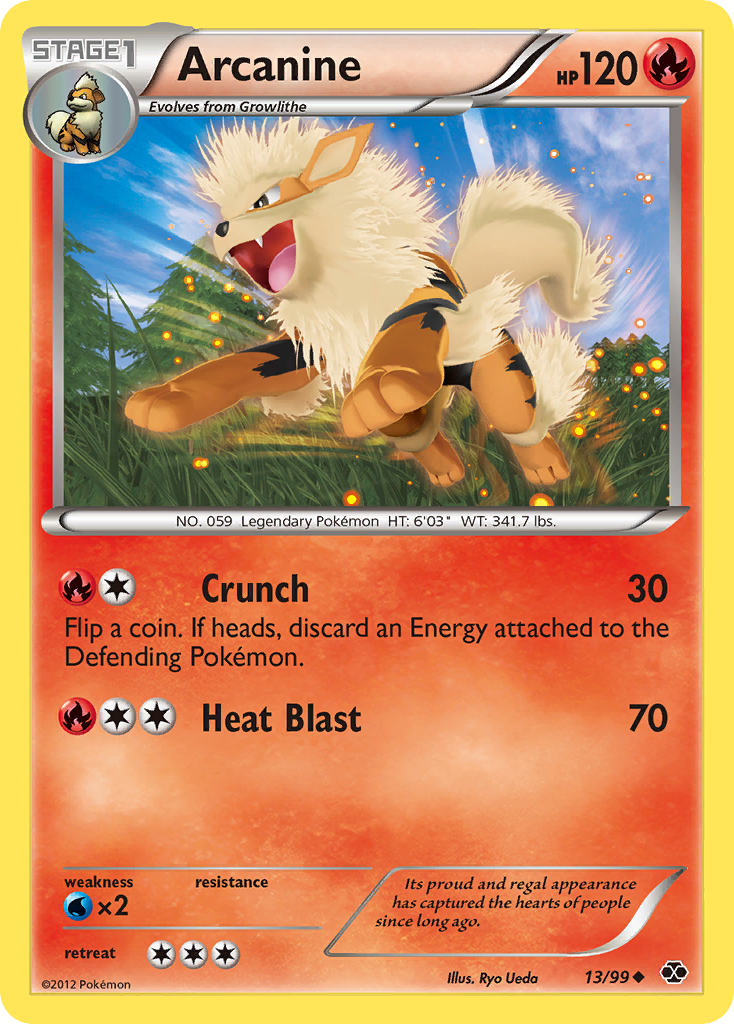 Arcanine (13/99) [Black & White: Next Destinies] | Good Games Modbury