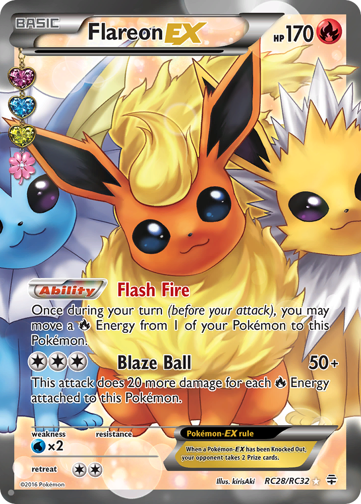 Flareon EX (RC28/RC32) [XY: Generations] | Good Games Modbury