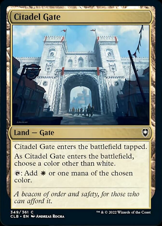 Citadel Gate [Commander Legends: Battle for Baldur's Gate] | Good Games Modbury