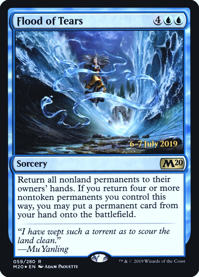 Flood of Tears [Core Set 2020 Prerelease Promos] | Good Games Modbury