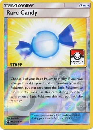 Rare Candy (142/168) (League Promo Staff) [Sun & Moon: Celestial Storm] | Good Games Modbury