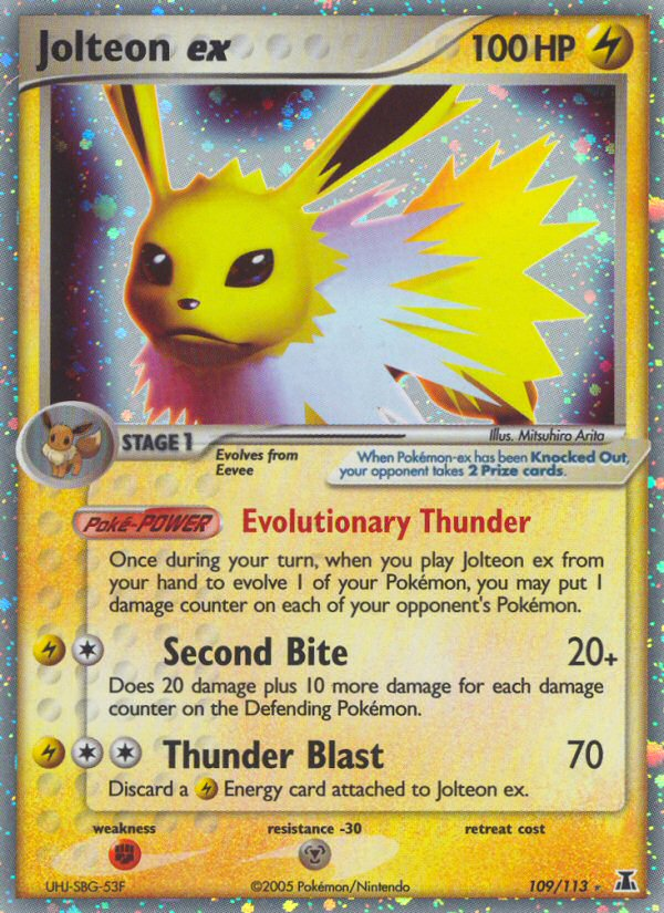 Jolteon ex (109/113) [EX: Delta Species] | Good Games Modbury