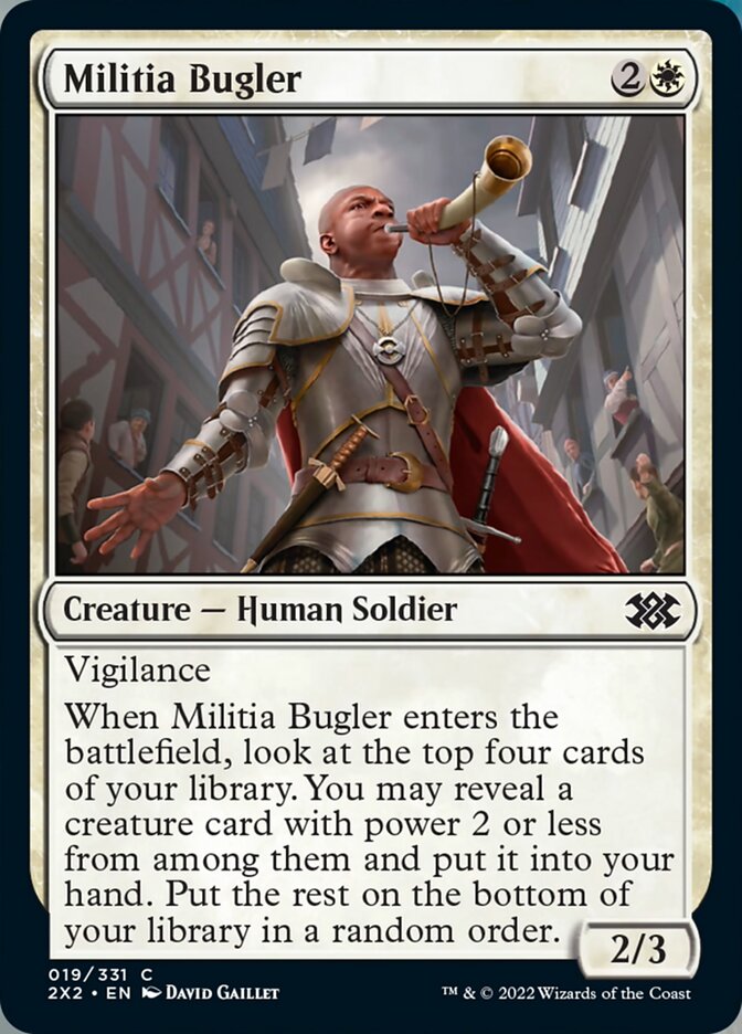 Militia Bugler [Double Masters 2022] | Good Games Modbury