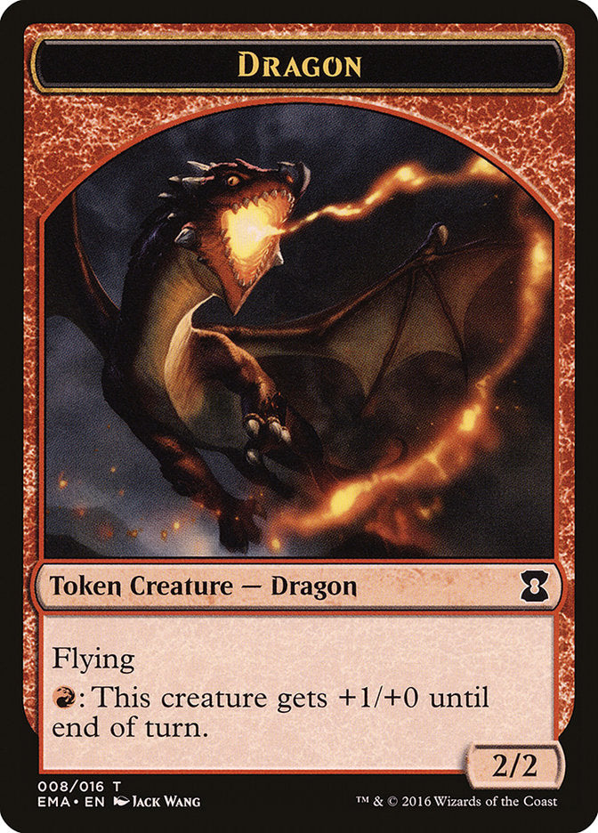 Dragon Token [Eternal Masters Tokens] | Good Games Modbury