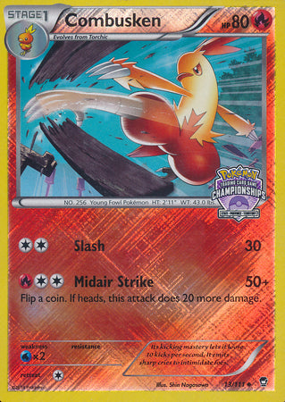 Combusken (13/111) (Championship Promo) [XY: Furious Fists] | Good Games Modbury