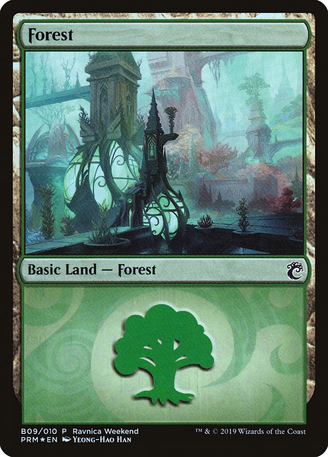 Forest (B09) [Ravnica Allegiance Guild Kit] | Good Games Modbury