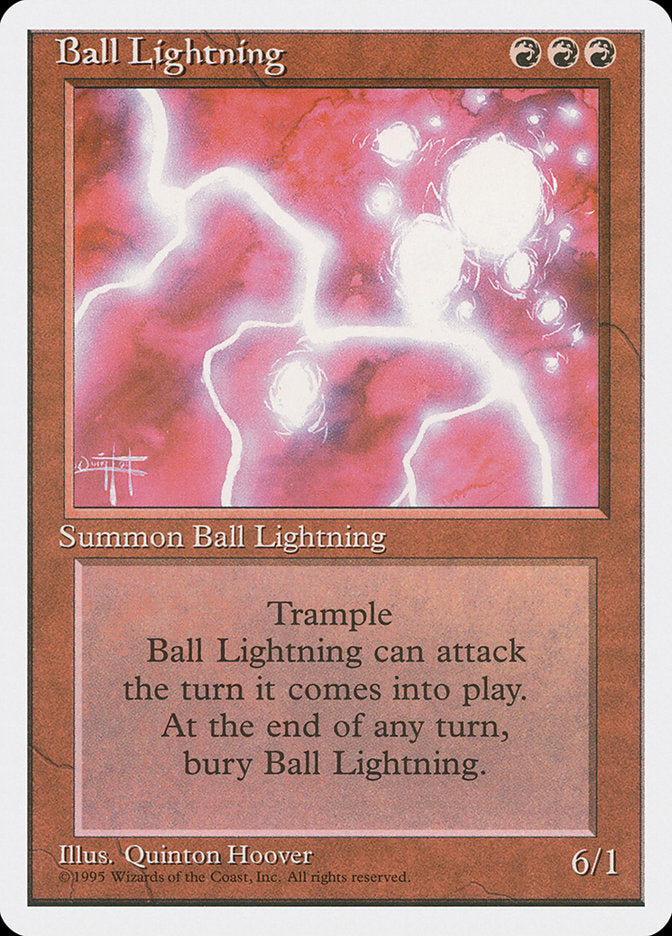 Ball Lightning [Fourth Edition] | Good Games Modbury