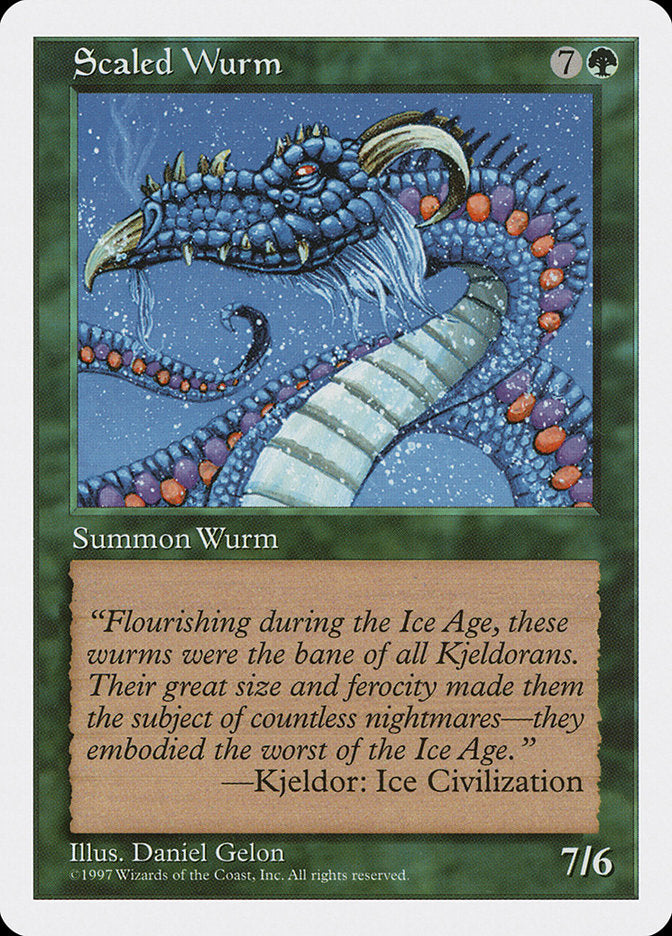 Scaled Wurm [Fifth Edition] | Good Games Modbury