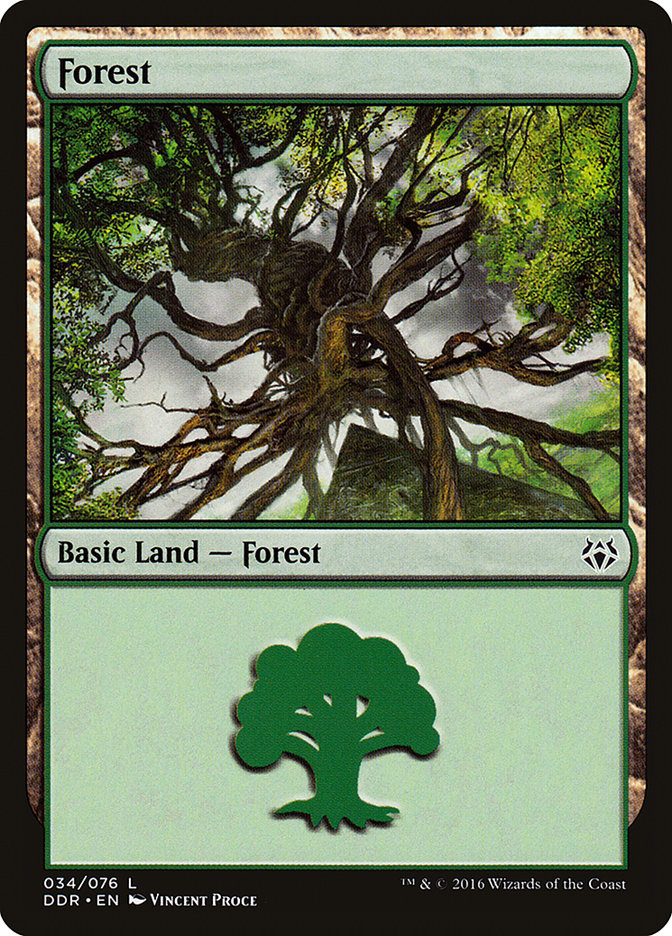 Forest (34) [Duel Decks: Nissa vs. Ob Nixilis] | Good Games Modbury