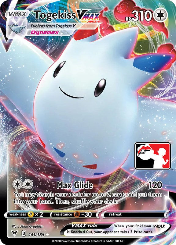 Togekiss VMAX (141/185) [Prize Pack Series One] | Good Games Modbury