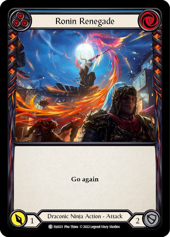 Ronin Renegade (Blue) [FAI023] (Uprising Fai Blitz Deck) | Good Games Modbury