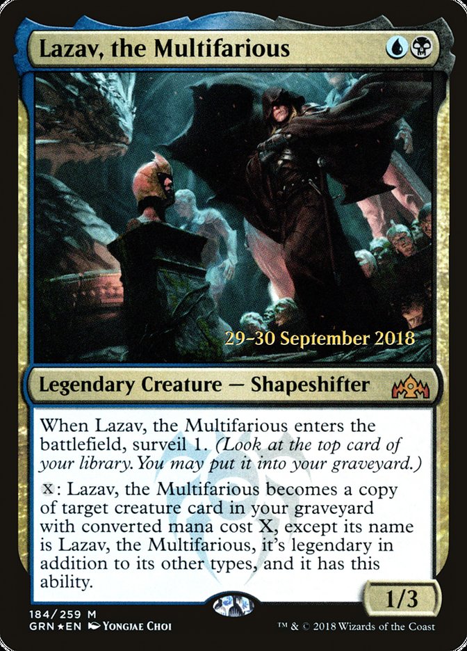 Lazav, the Multifarious [Guilds of Ravnica Prerelease Promos] | Good Games Modbury