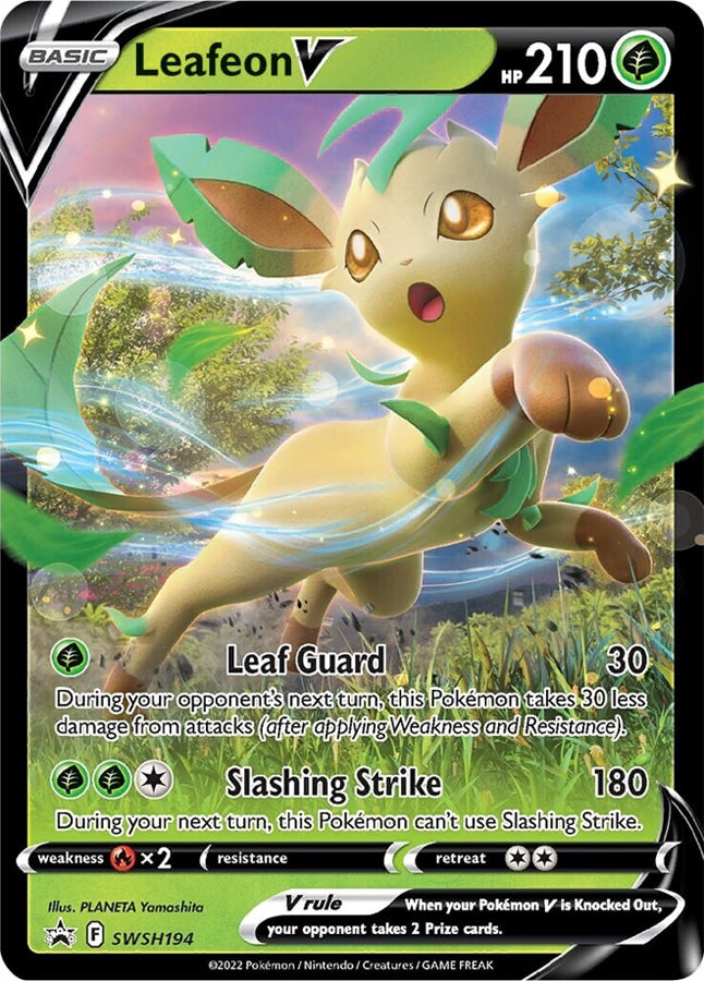 Leafeon V (SWSH194) [Sword & Shield: Black Star Promos] | Good Games Modbury