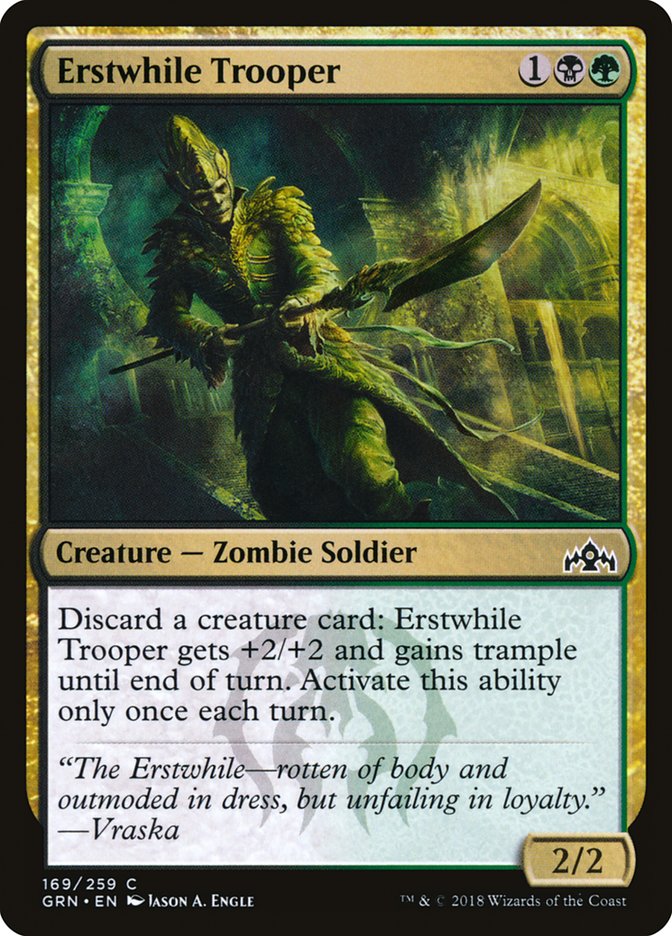 Erstwhile Trooper [Guilds of Ravnica] | Good Games Modbury