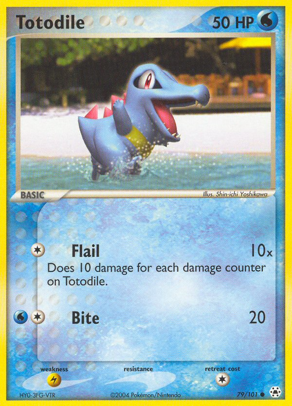 Totodile (79/101) [EX: Hidden Legends] | Good Games Modbury