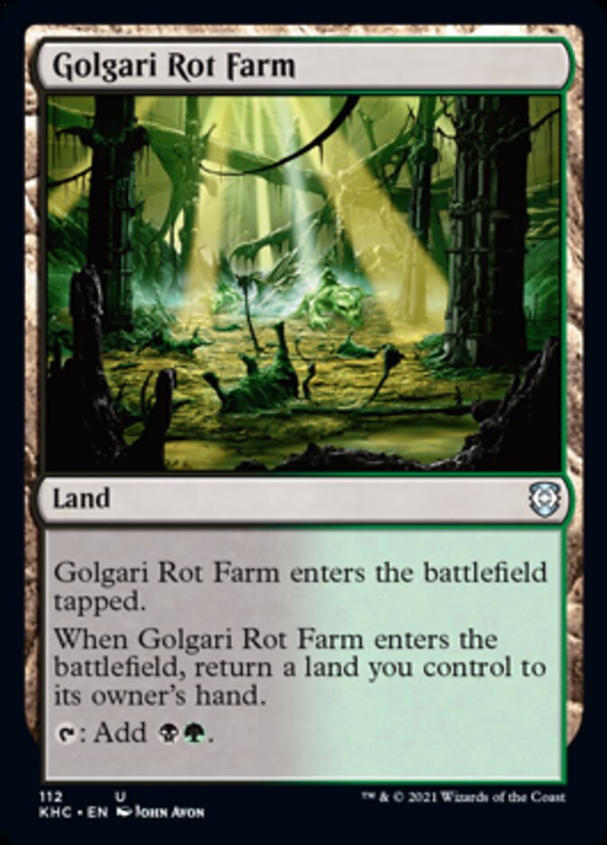 Golgari Rot Farm [Kaldheim Commander] | Good Games Modbury