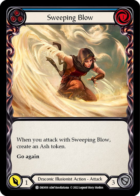 Sweeping Blow (Blue) [DRO018] (Uprising Dromai Blitz Deck) | Good Games Modbury