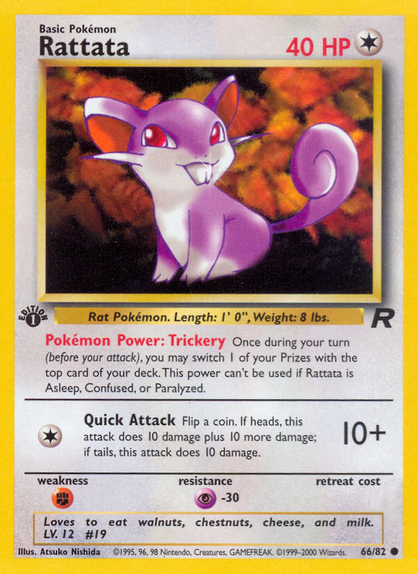 Rattata (66/82) [Team Rocket 1st Edition] | Good Games Modbury