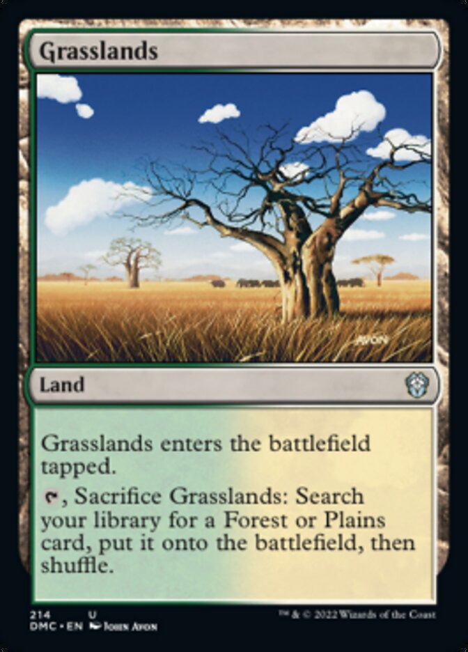 Grasslands [Dominaria United Commander] | Good Games Modbury