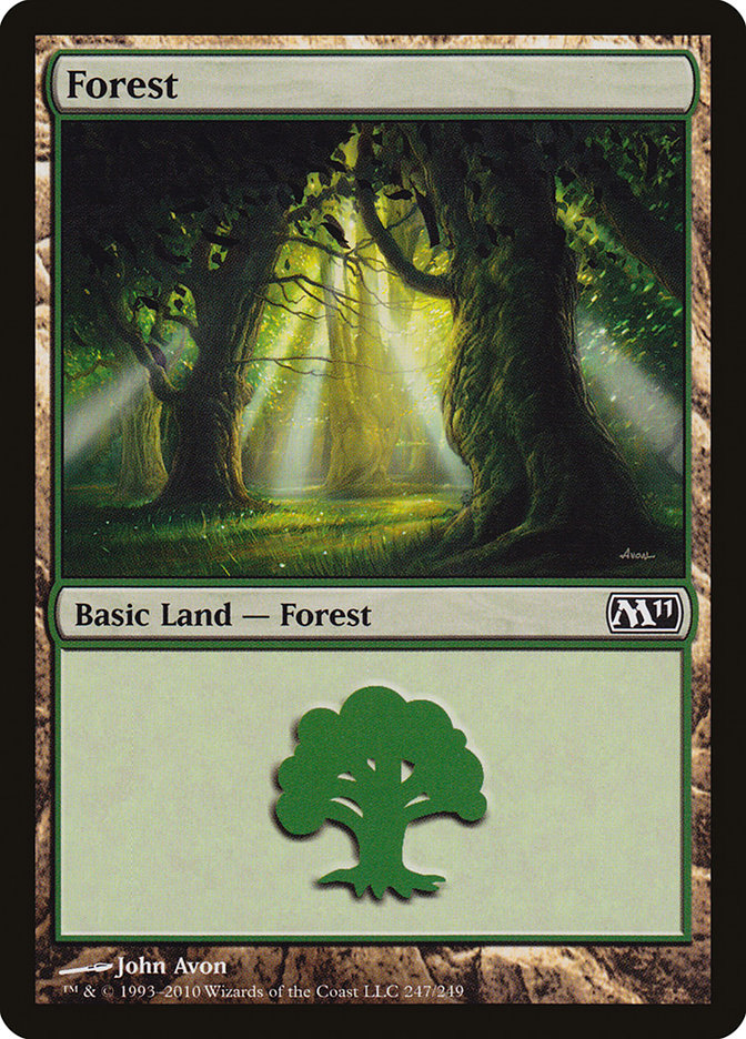 Forest (247) [Magic 2011] | Good Games Modbury