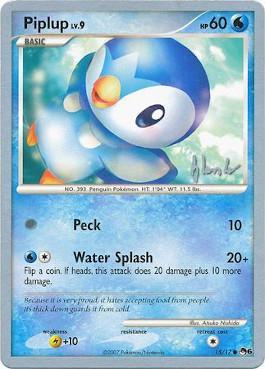 Piplup LV.9 (15/17) (Empotech - Dylan Lefavour) [World Championships 2008] | Good Games Modbury