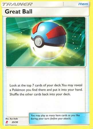 Great Ball (25/30) [Sun & Moon: Trainer Kit - Lycanroc] | Good Games Modbury