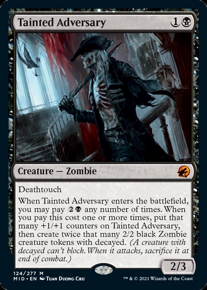 Tainted Adversary [Innistrad: Midnight Hunt] | Good Games Modbury