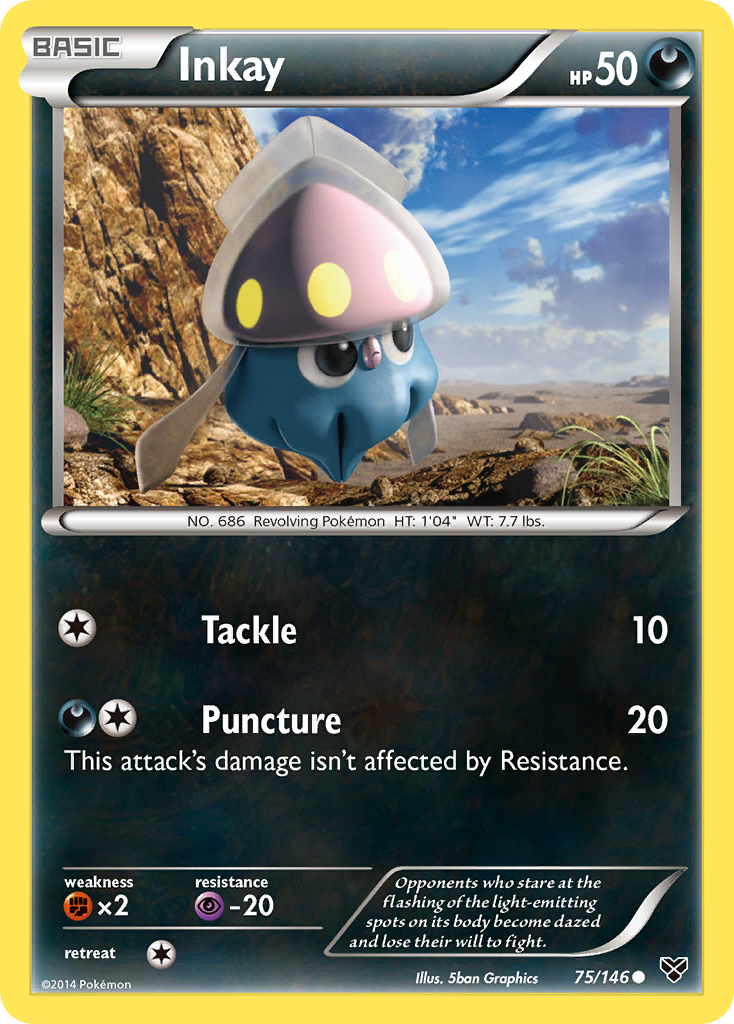 Inkay (75/146) [XY: Base Set] | Good Games Modbury