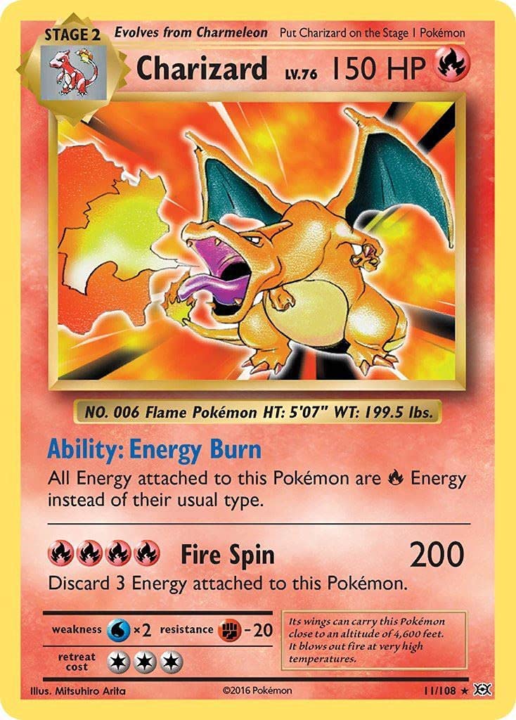 Charizard (11/108) [XY: Evolutions] | Good Games Modbury