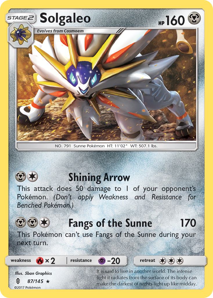 Solgaleo (87/145) [Sun & Moon: Guardians Rising] | Good Games Modbury