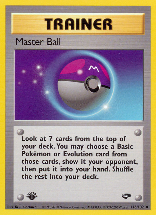 Master Ball (116/132) [Gym Challenge 1st Edition] | Good Games Modbury