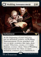 Wedding Announcement // Wedding Festivity (Extended Art) [Innistrad: Crimson Vow] | Good Games Modbury