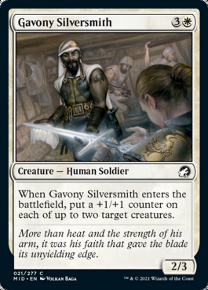 Gavony Silversmith [Innistrad: Midnight Hunt] | Good Games Modbury