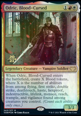 Odric, Blood-Cursed [Innistrad: Crimson Vow Prerelease Promos] | Good Games Modbury