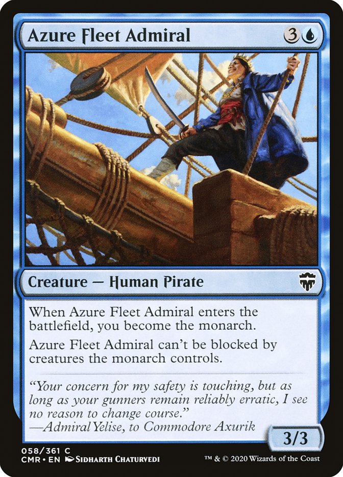 Azure Fleet Admiral [Commander Legends] | Good Games Modbury