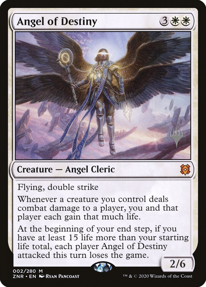 Angel of Destiny (Promo Pack) [Zendikar Rising Promos] | Good Games Modbury