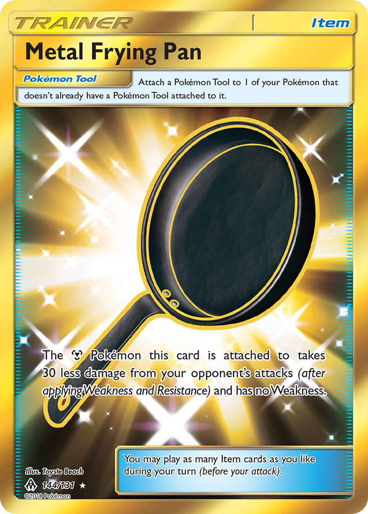 Metal Frying Pan (144/131) [Sun & Moon: Forbidden Light] | Good Games Modbury