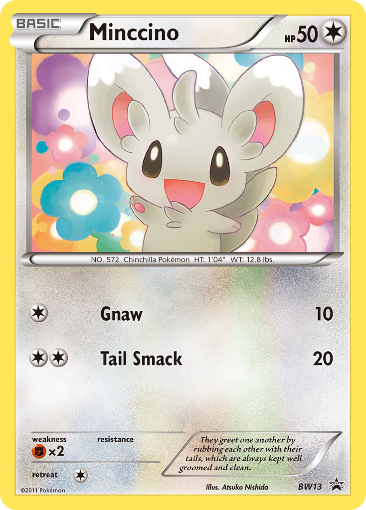 Minccino (BW13) (Cracked Ice Holo) [Black & White: Black Star Promos] | Good Games Modbury