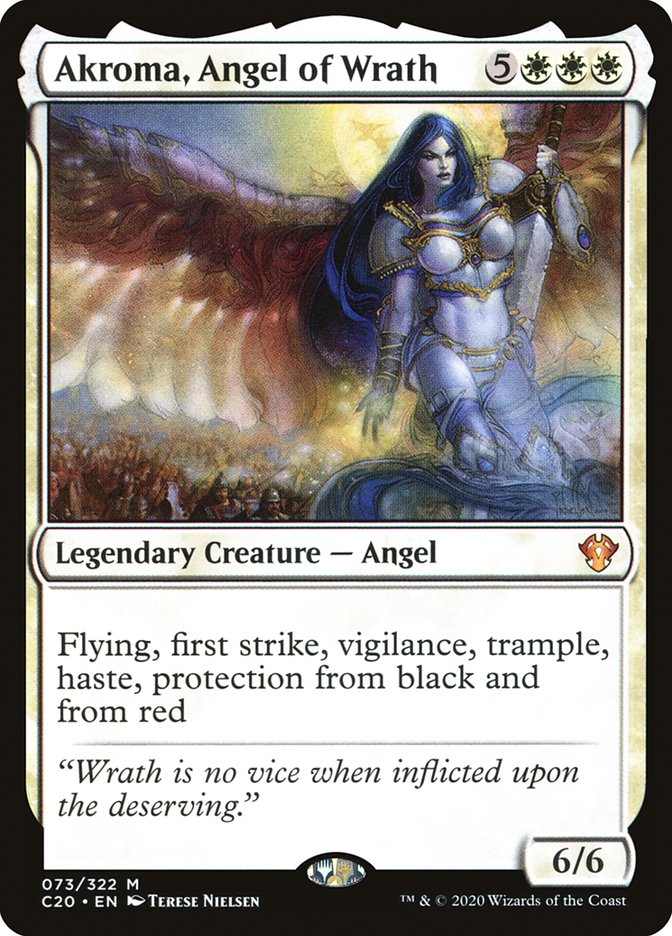 Akroma, Angel of Wrath [Commander 2020] | Good Games Modbury