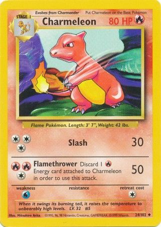 Charmeleon (24/102) [Base Set Unlimited] | Good Games Modbury