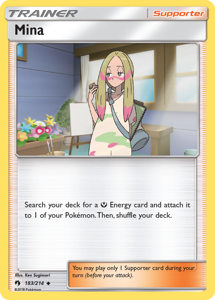 Mina (183/214) [Sun & Moon: Lost Thunder] | Good Games Modbury