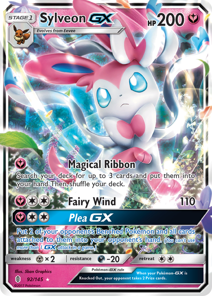 Sylveon GX (92/145) [Sun & Moon: Guardians Rising] | Good Games Modbury