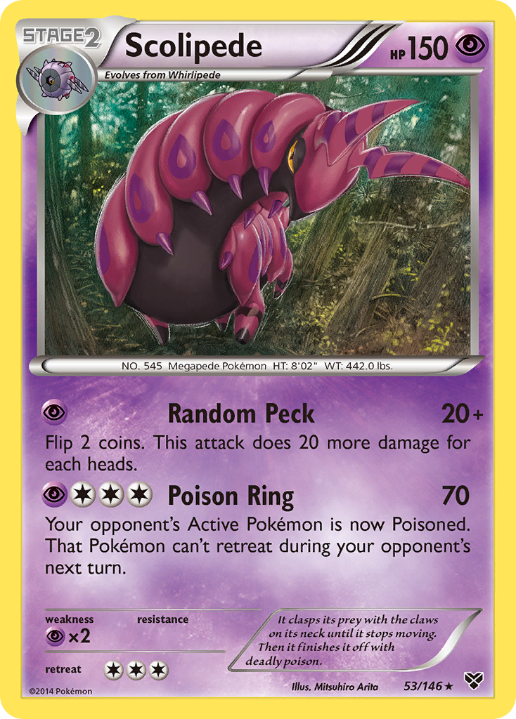 Scolipede (53/146) [XY: Base Set] | Good Games Modbury